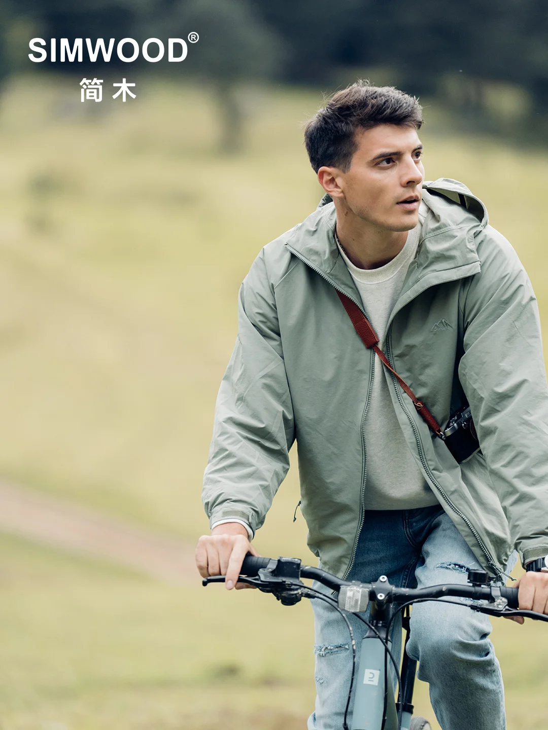 

SIMWOOD 2023 Autumn New Mountain Waterproof Jackets Men Loose Hiking Fishing Outdoor Coats Plus Size Windbreaker