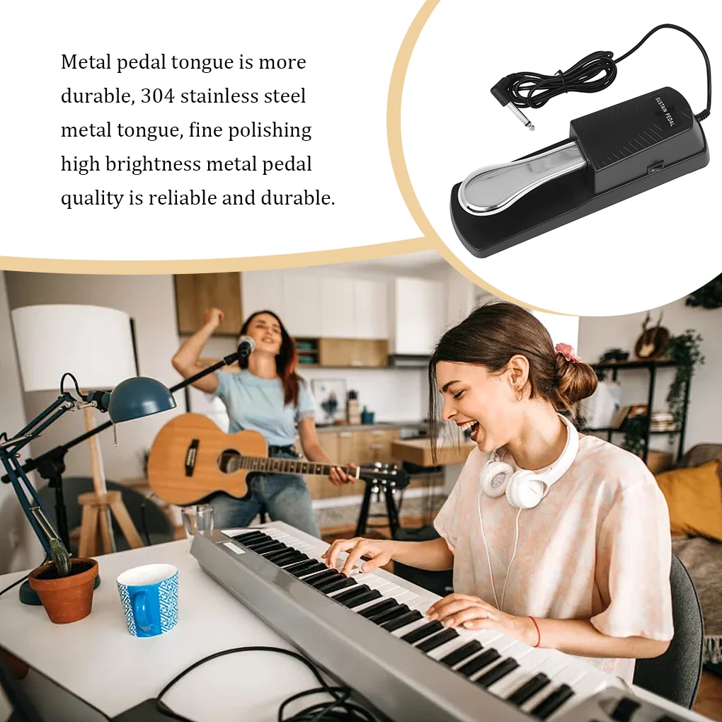 

Амортизатор для пианино, электронный орган, Универсальные Металлические педали, электрические пианино