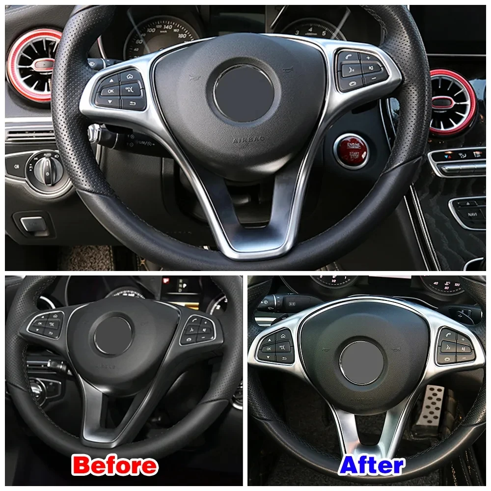 Кнопки для рулевого колеса Mercedes Benz A B C E CLA CLS GLA GLC GLE GLS W176 W246 W205 W213 C117 X156 X253 W166