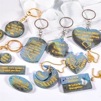 2pcslot diy blessing word epoxy resin silicon mold mom necklace dad pendant keychain silicone mould craft art items making