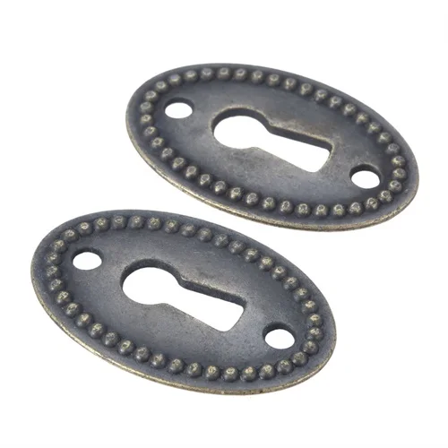 

dophee 2pcs 38*25mm Hollow Connectors Carved Findings Keyhole Pattern Keyhole Cover