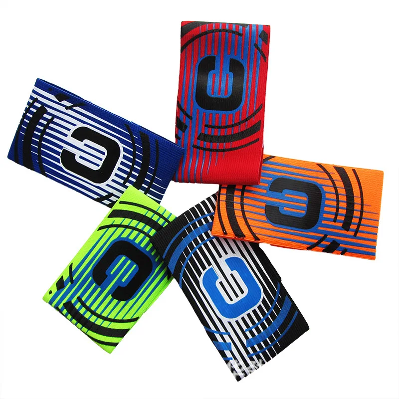 Captain Armband Colorful Football Soccer Flexible Sports Adjustable Player Bands Football Professional Supplies