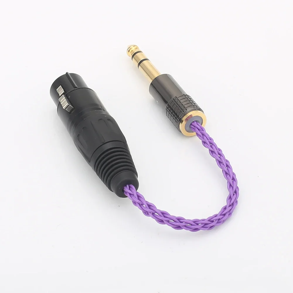 Audiocrast HC001 6 35 мм 1/4 папа на 4-контактный XLR мама Сбалансированный соединительный