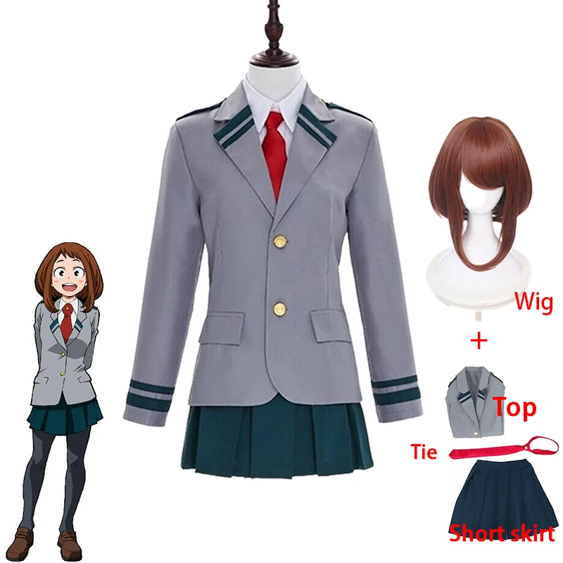 Anime My Hero Academia OCHACO URARAKA School Uniform Cosplay Costumes