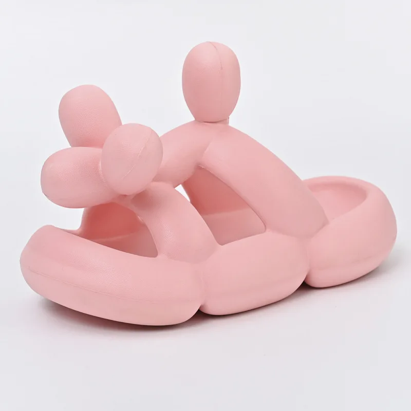 

Fun Puppy Look Women Slippers Thick Sole Non-Slip Outdoor Personality Sandals Summer Indoor Bathroom Couple Slides Woman Shoes