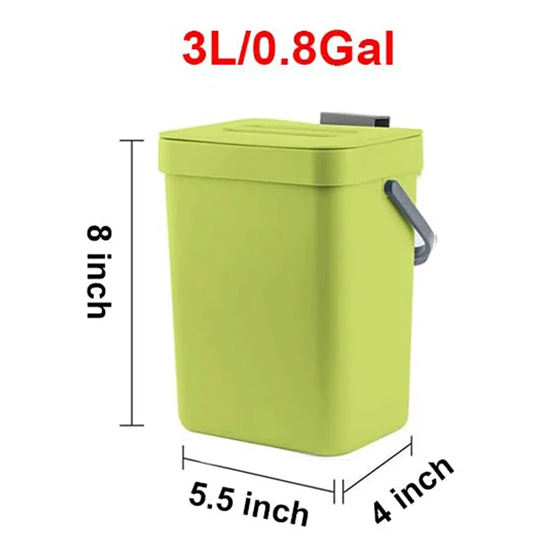 

Мусорное ведро ABS+Microfiber 3/5 л