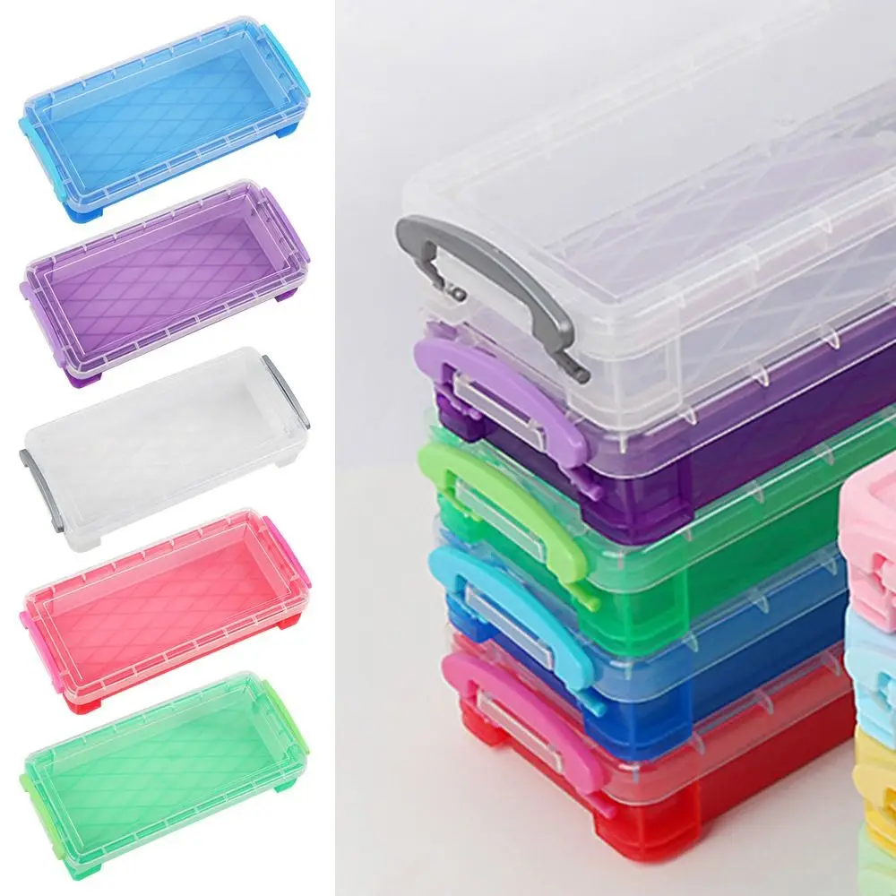 

Creative Portable Multi-function Large Capacity Stationery Box Pencil Case Desktop Storage Box Glasses Case