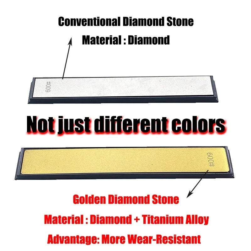 Diamond New Knife Sharpener Fixed Angle Replacement Whetstone System Grinding Rod Petroleum Stone Honing