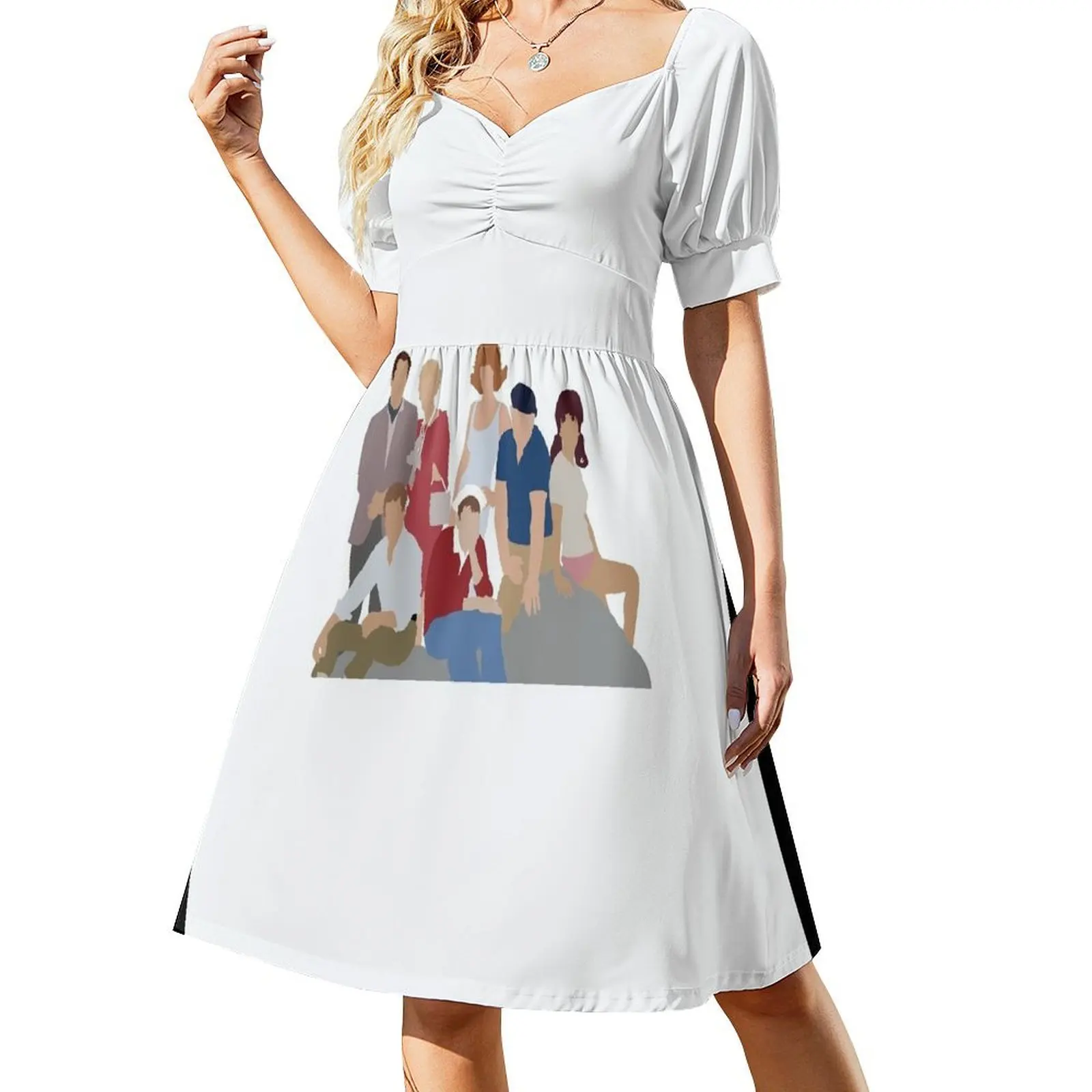 G Tahunans Island Платье с короткими рукавами Свадебные платья для вечеринок