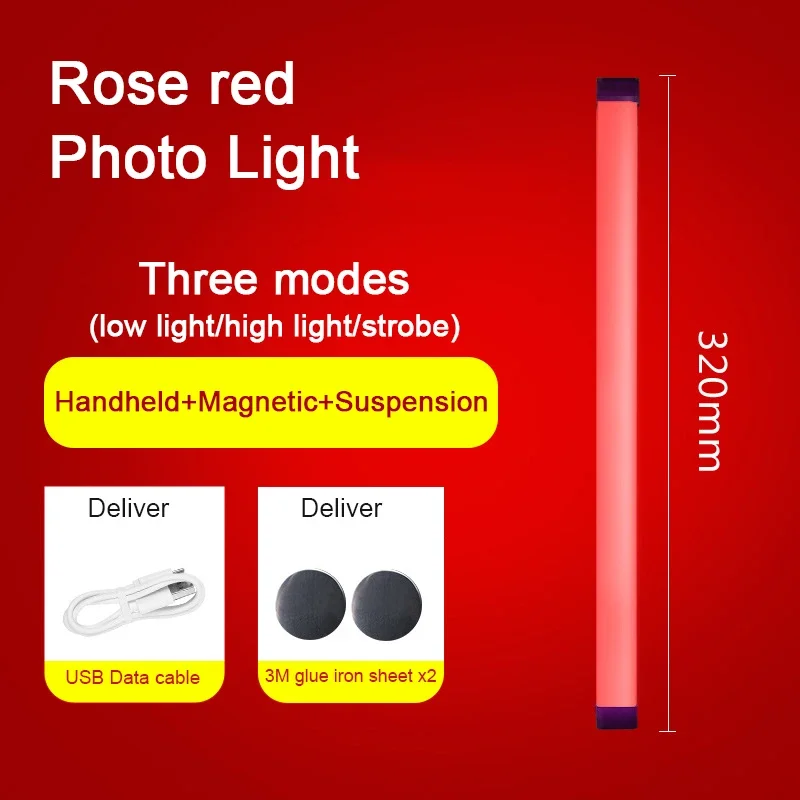 

RGB-лампа-трубка USB-C 32 см фиолетово-синяя