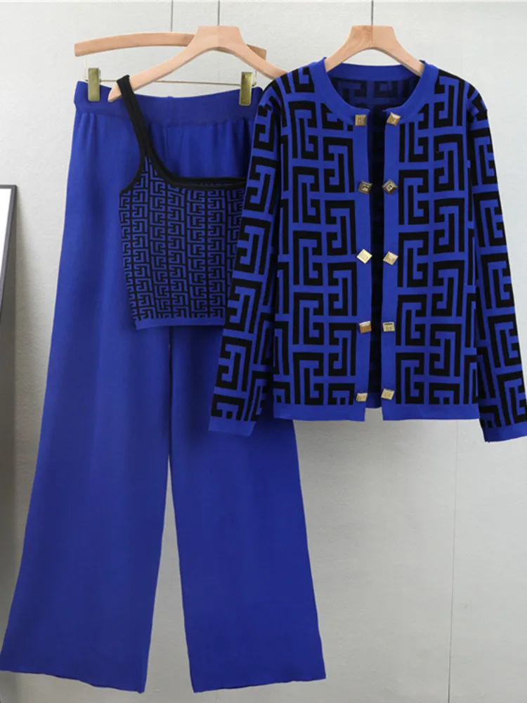 Осенне-зимние женские новые элитные повседневные костюмы шикарный