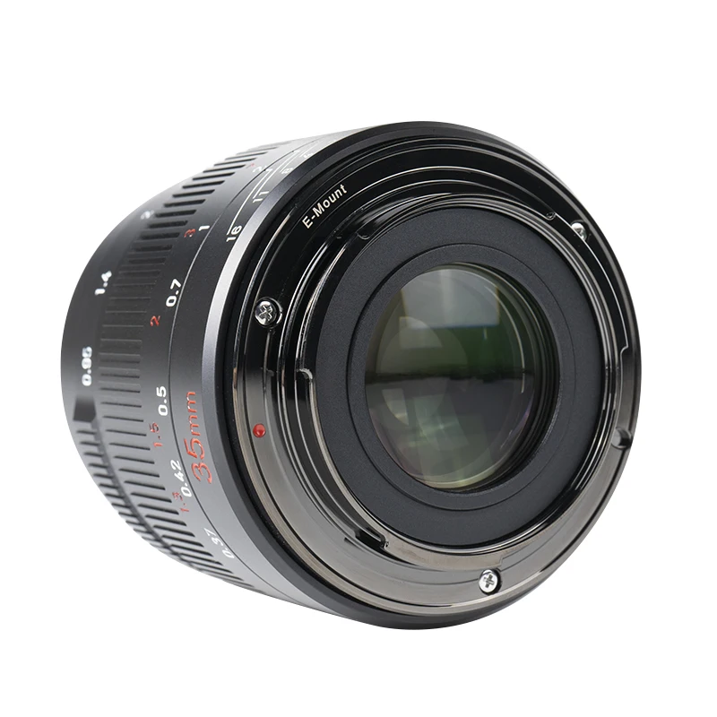 

Фотоаппарат 7artisans с ручной фокусировкой, 35 мм, F0.95, полуободковый объектив с большой диафрагмой для камер Canon EOSM/Nikon NZ/Sony E/Fujifilm FX /M43
