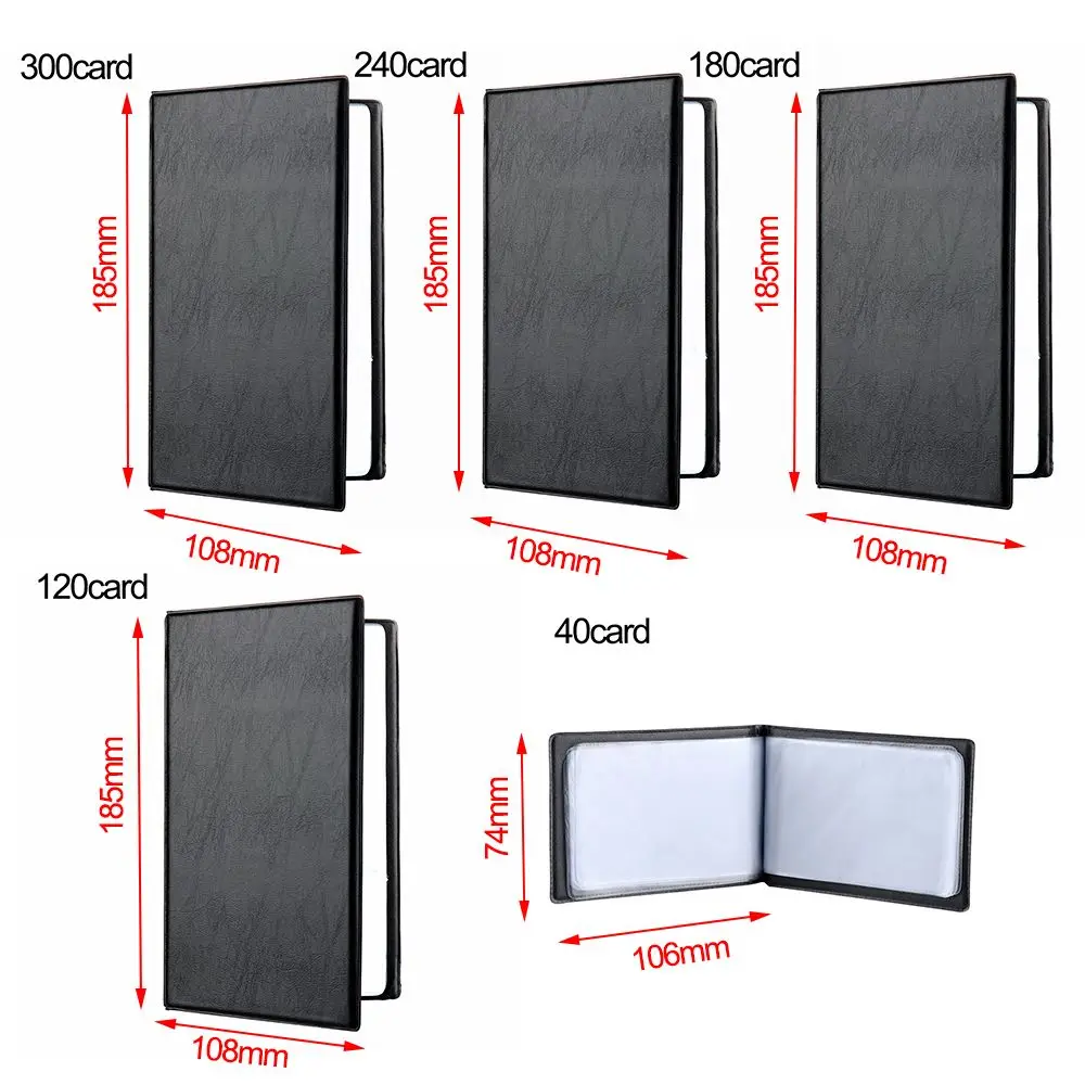 Кожаная обложка для кредитных карт 40/120/180/240/300