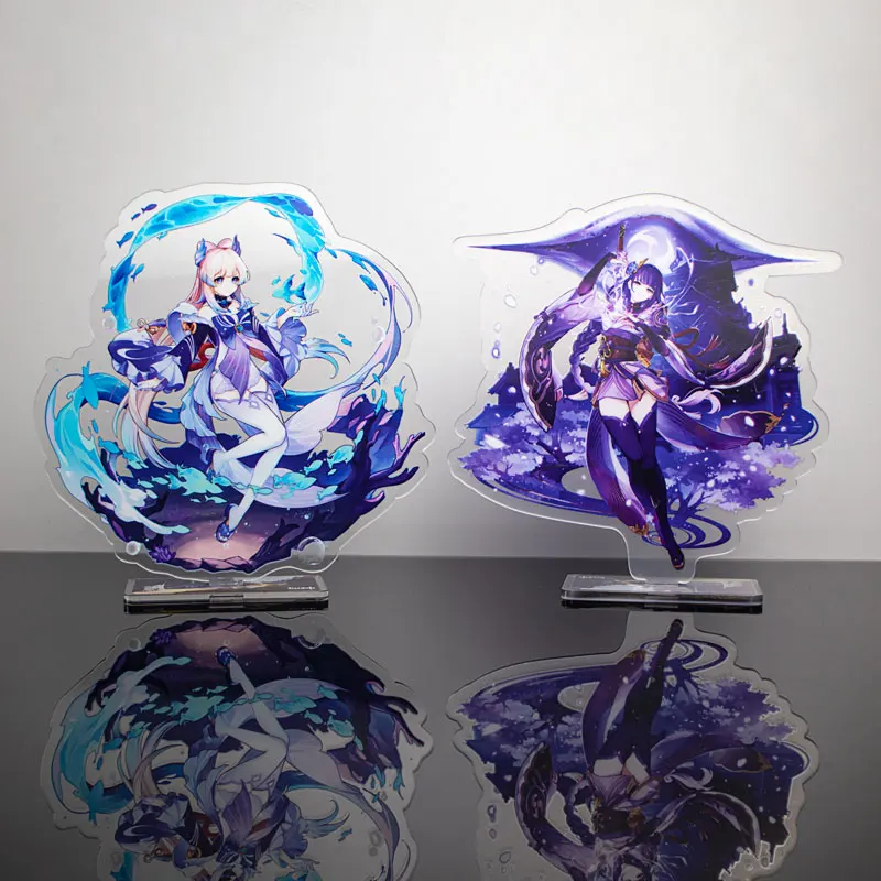 

Game Genshin Impact Kokomi Raiden Shogun Hutao Character Acrylic Figure Stand Model Plate Desk Decor Standing Sign Collections