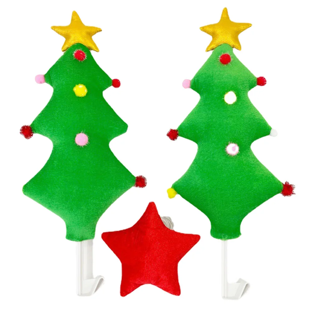 

1 Set Xmas Car Adornments Star Tree Modeling Decors Christmas Supplies Auto Trees Props for Present Car Decor Festival