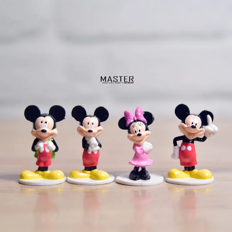 Оригинальная игрушка Disney Микки и Минни Маус Дональд Дак мальчик девочка мини 8 шт.