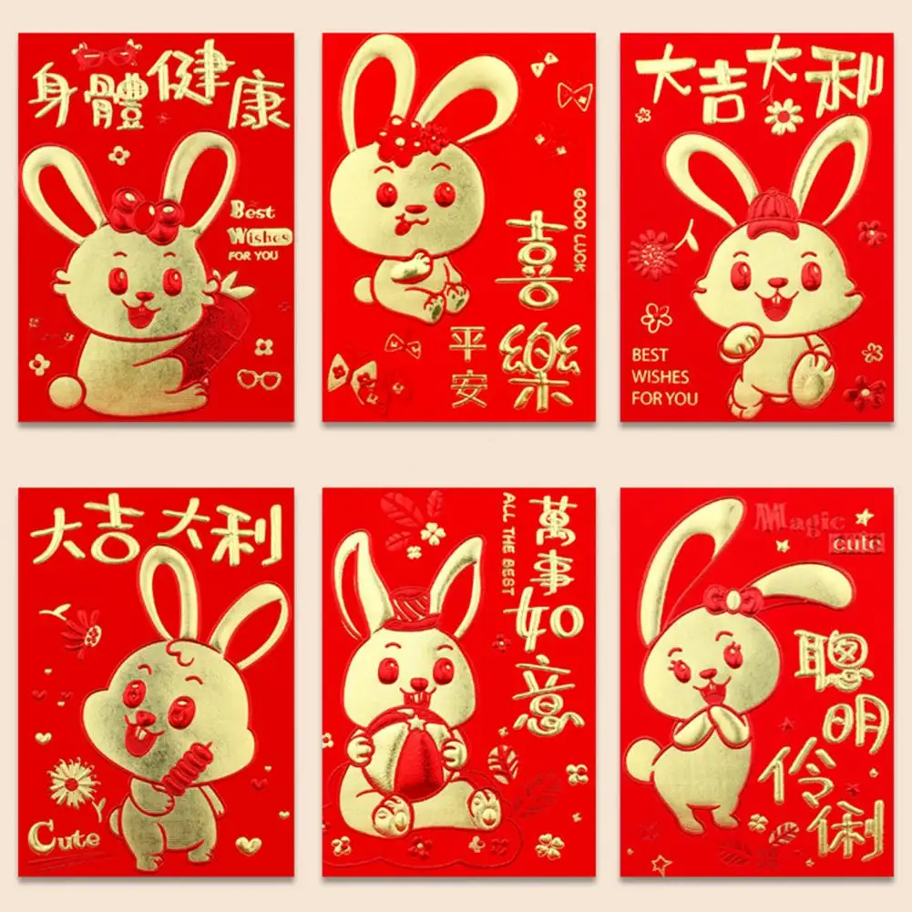 

30Pcs Lucky Money Packets Excellent Portable Traditional for Household Red Lucky Pockets Red Envelopes