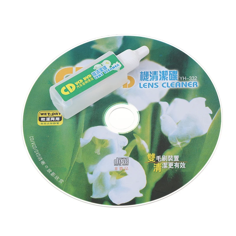 CD VCD DVD-плеер Очиститель линз Удаление пыли и грязи Чистящие жидкости