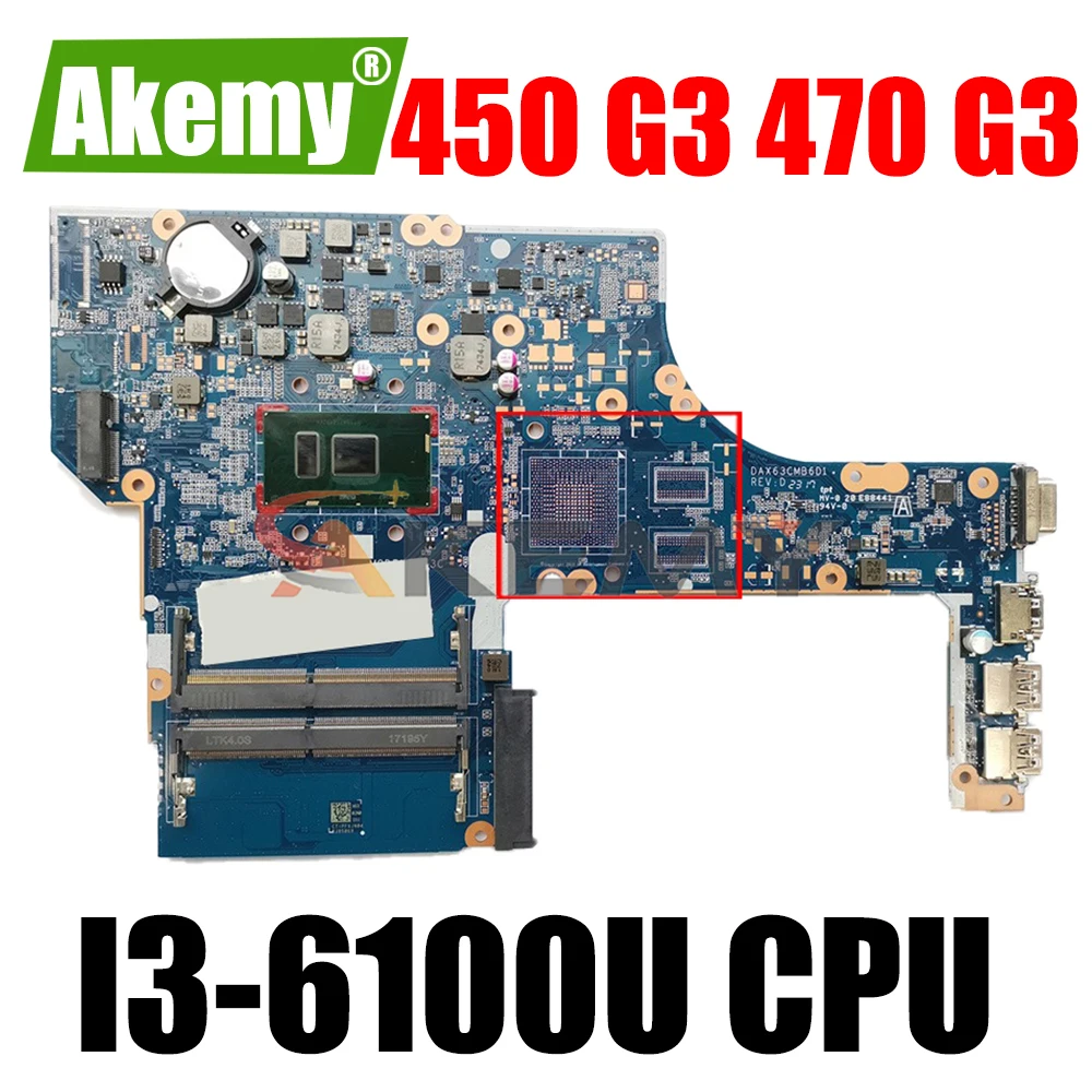 

Akemy телефон модели: X63C для HP ProBook 450 G3 470 G3 материнская плата DAX63CMB6D1 855671-601 855671-001 материнская плата 100% протестирована