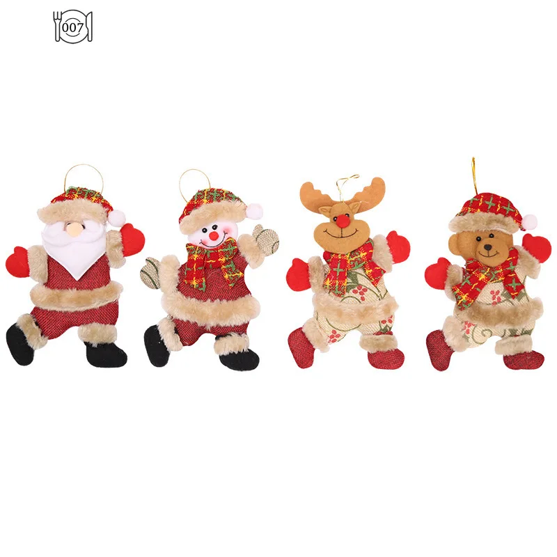 Рождественские украшения подарок на Рождество Санта Клаус снеговик дерево