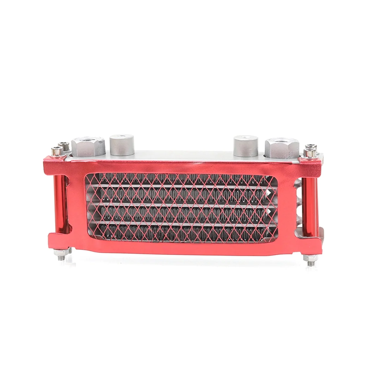

Интерфейсный радиатор M10, масляный радиатор, алюминиевая система охлаждения для мотоцикла 50-160 куб. См, красного цвета