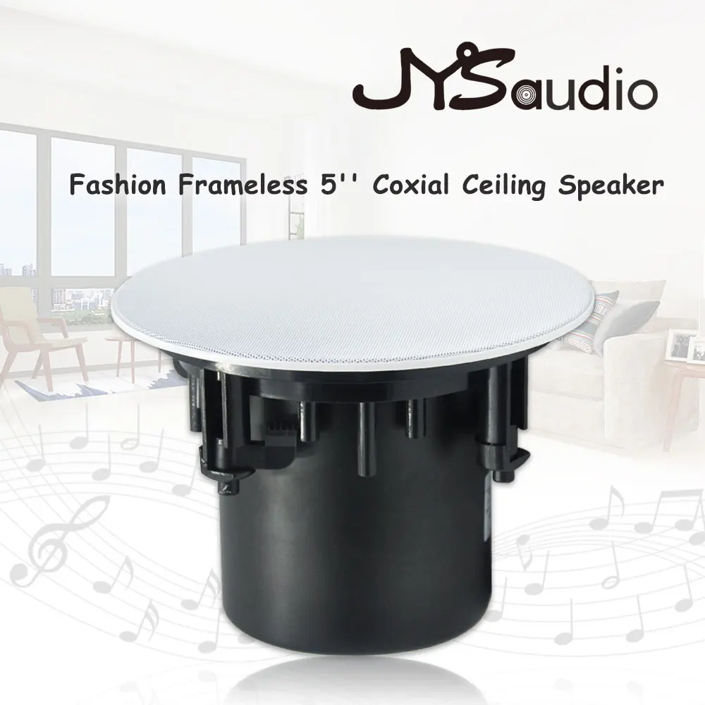 5-inch Coxial Ceiling Speaker In-wall Flush Stereo Speakers Suitable Home Theater  Store and Music Restaurant Speakers