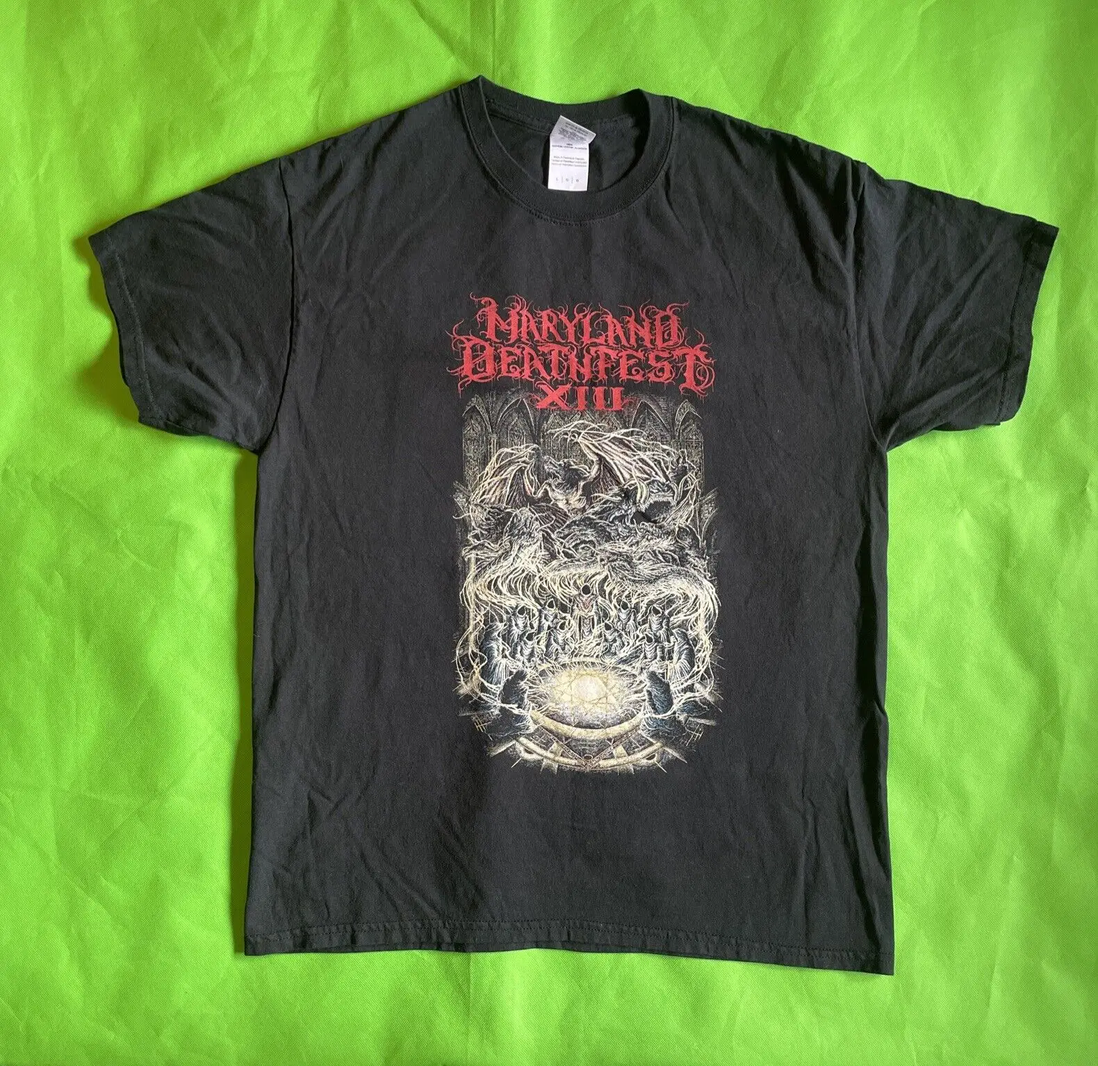 Мэриленд Deathfest футболка концерт 2015 аморфис Sodom удушание Obituary Dri