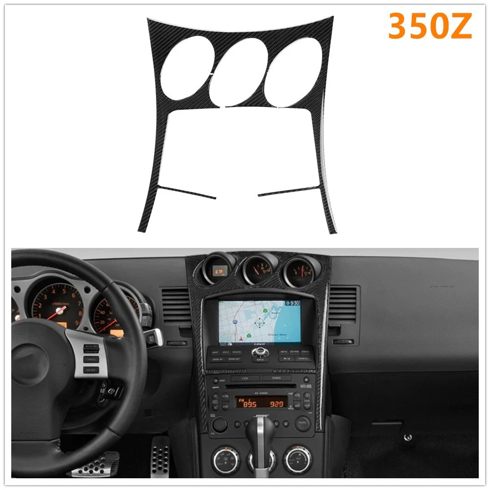 Для Nissan 350Z Z33 2006 2007 2008 2009 углеродного волокна наклейки на автомобиль радио
