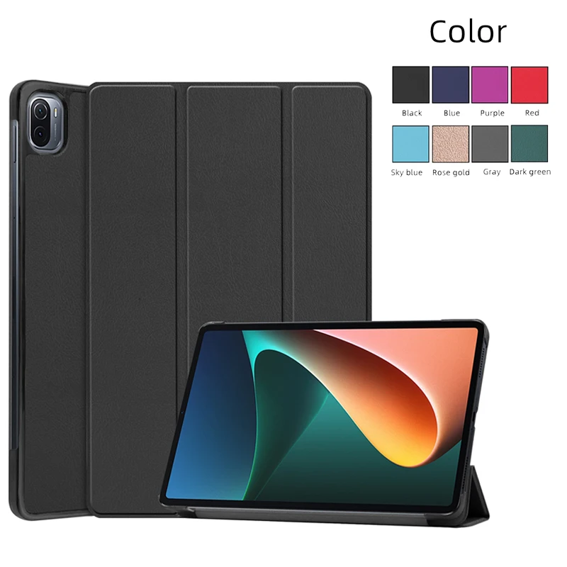 

Leather Case For Xiaomi Mi Pad 5 Pro / Mi Pad 5 Tablet Kids Magnetic Folding Smart Cover Para Tablet for Mipad 5 Pro Mipad 5 11'