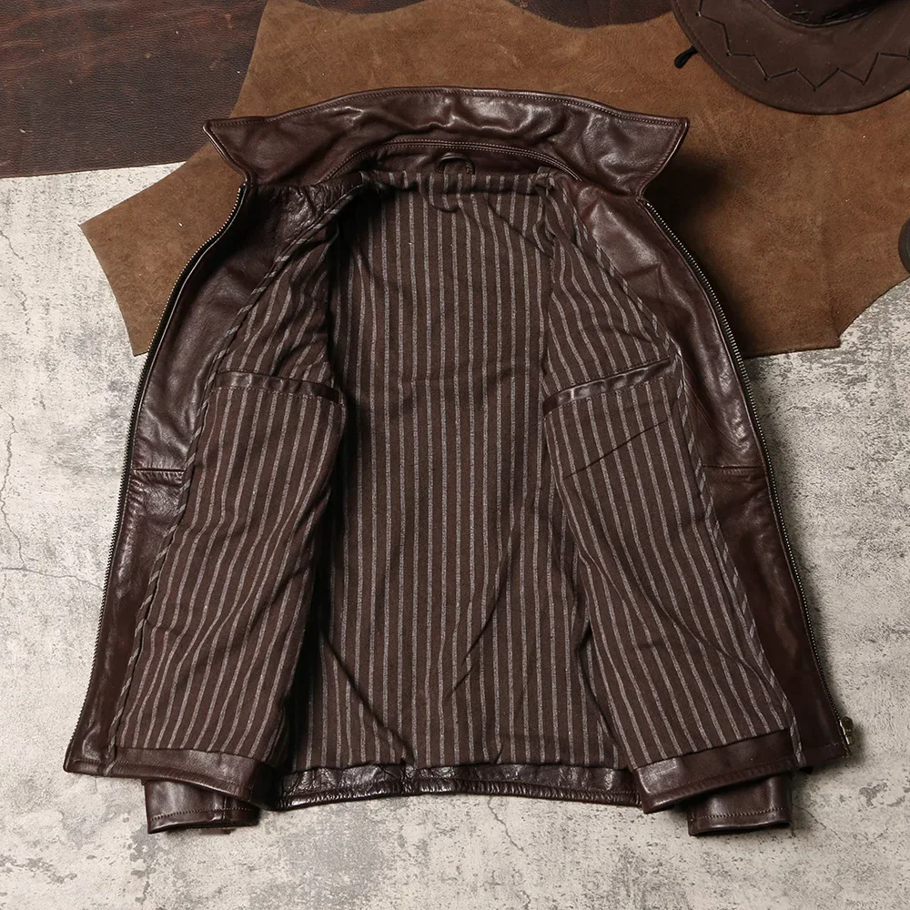 Кожаная куртка Blunt Razor Jason Stanson уличная кожаная с несколькими карманами мужская