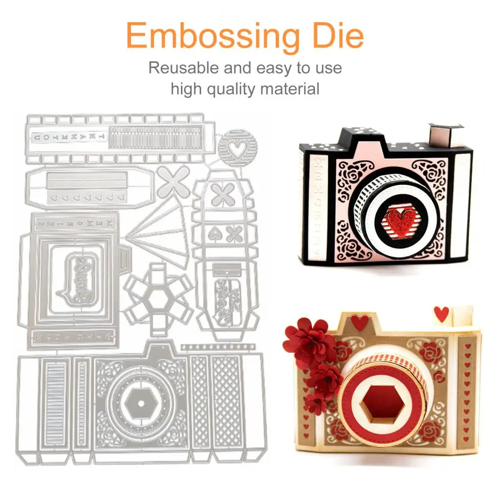 

Stencil Die High Hardness Non Rust Box Making Cutting Template Handicrafts DIY Supplies Embossing Die Cutting Template