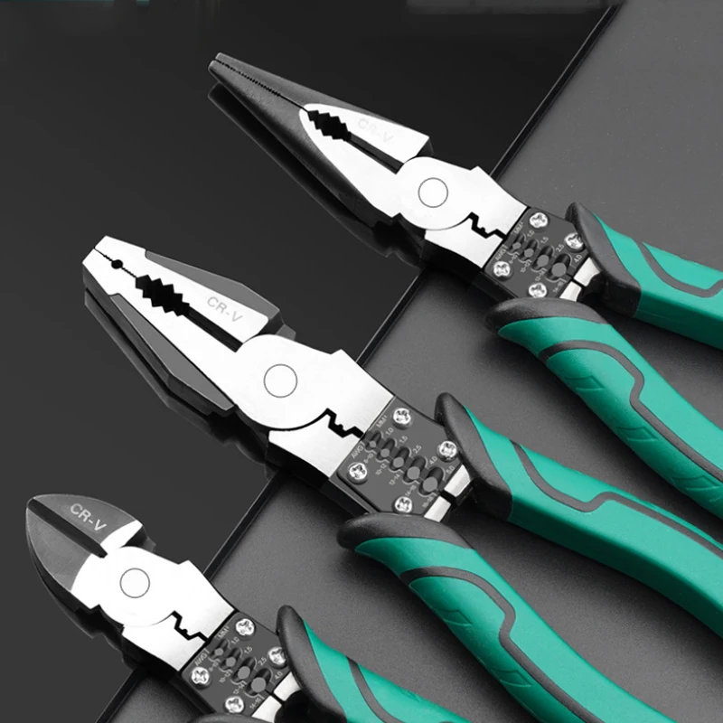 

Multifunctional Universal Diagonal Pliers Needle Nose Pliers Hardware Tools Universal Wire Cutters Electrician 5 in 1 pliers