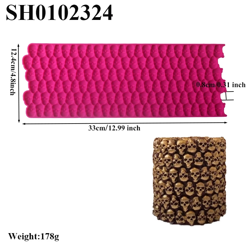 

Форма для торта "Череп", силиконовая