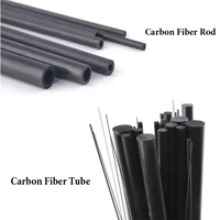 15pcs carbon fiber rodcarbon fiber tube dia 1mm 5mm length 200mm 400mm 500mm carbon fiber rods for airplane matte pole
