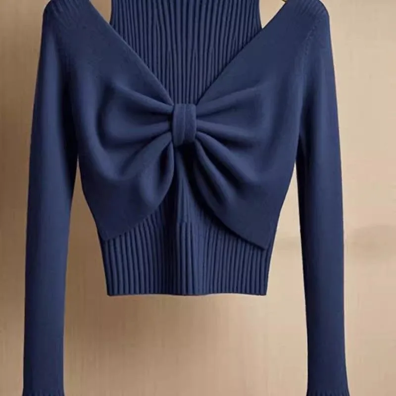 Осень 2023 новый темпераментный полуводолазка с длинными рукавами однотонный