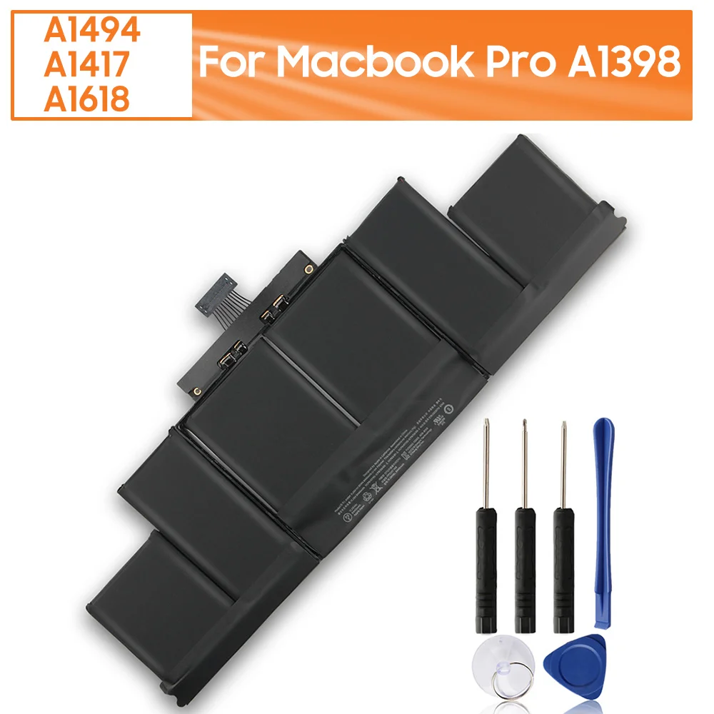 

Сменная батарея A1494 A1417 A1618 для Macbook Pro A1398 MC975 MC976 MacPro