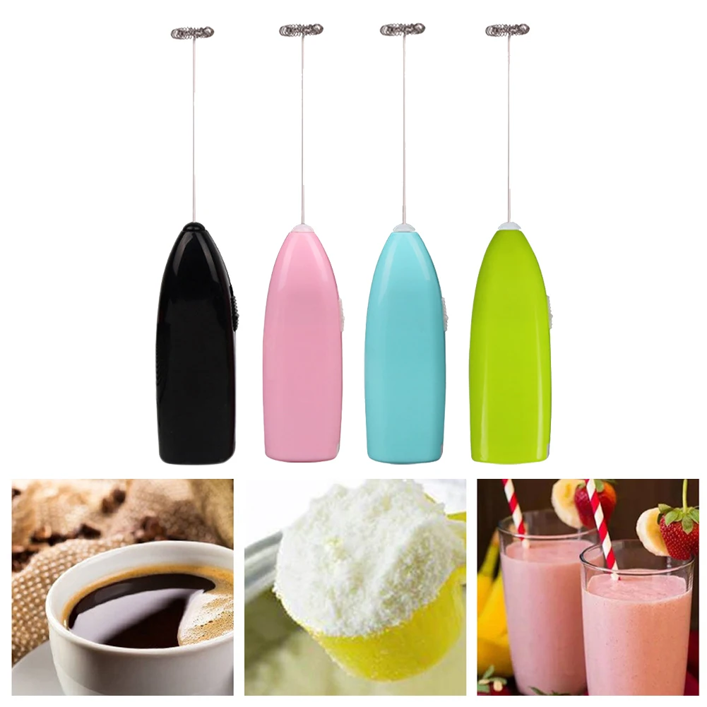 

Milk Drink Coffee Whisk Mixer Electric Egg Beater Frother Foamer Mini Handle Stirrer Practical Kitchen Cooking Tool Egg Beater