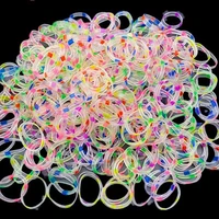 2000 pcsset girls rubber band does not hurt hair small childrens scrunchies head rope cute baby color headdress diameter 15mm