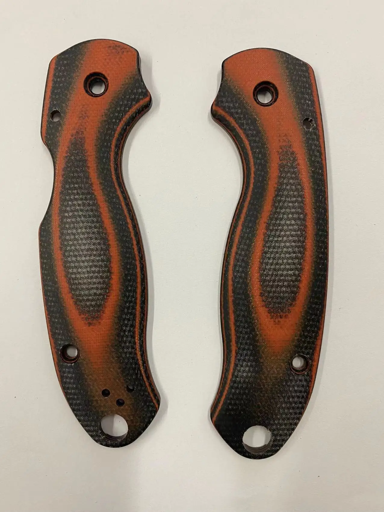 1 пара весов с рукояткой из материала Micarta + G10 для ножей Spyderco C223 Para3