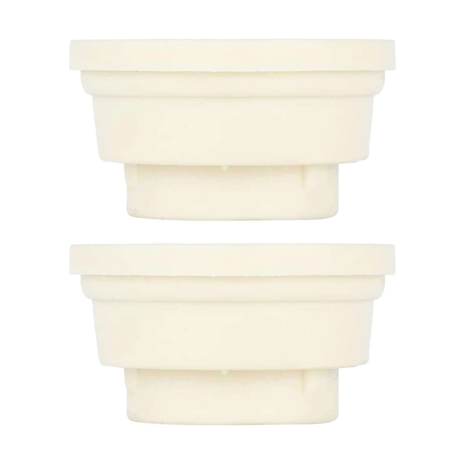 

2pcs Replacement Parts Plug Swimming Pool White Rubber Stopper Durable Practical Cap Easy Install Universal Ladder Bumper