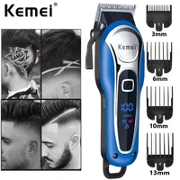 kemei barber hair clipper professional hair trimmer for men electric beard cutter hair cutting machine hair cut cordless corded