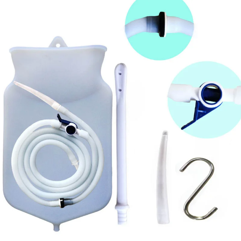 

2 л., сумка для клизмы Kit, силиконовые мешки для очистки кишечной кишки