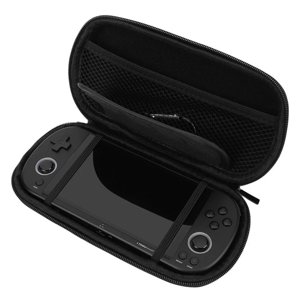 Фото Чехол для портативной игровой консоли Trimui Smart Pro, 5 дюймов, черный, жесткий, для путешествий, сумка для хранения, портативная сумка для игровой консоли №3
