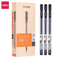 deli black ink 0 5mm gel pen office pen cheap pen signing pen student school supplies pen for exam high quality pen