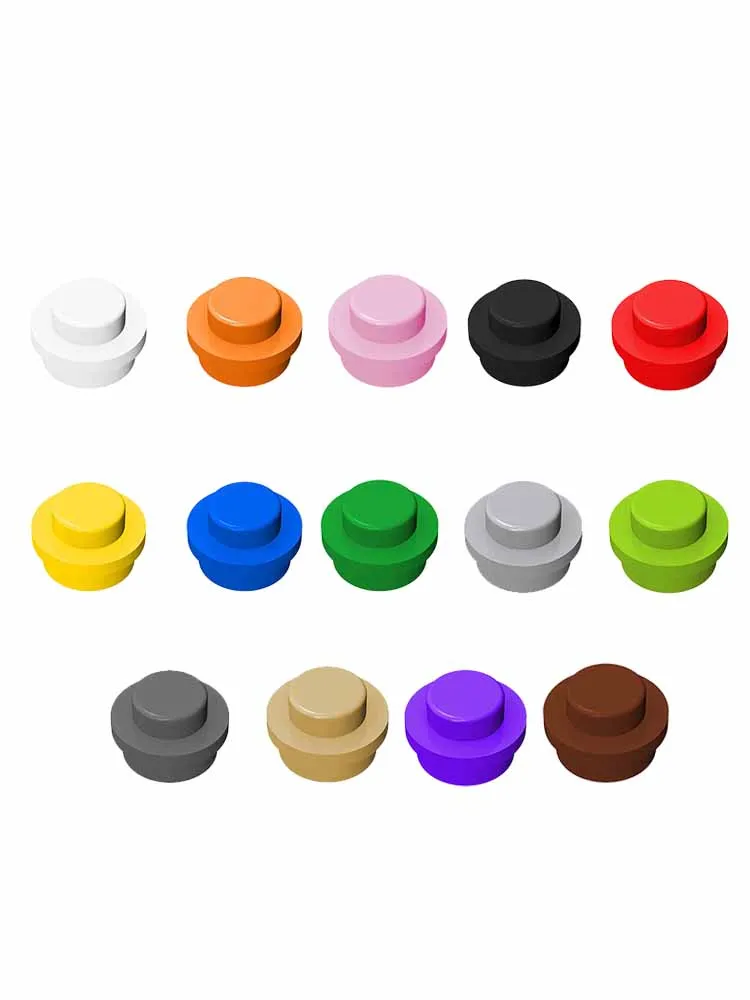 900 шт. частицы сборки MOC совместимые с 4073 6141 15570 круглые 1x1 точечные строительные