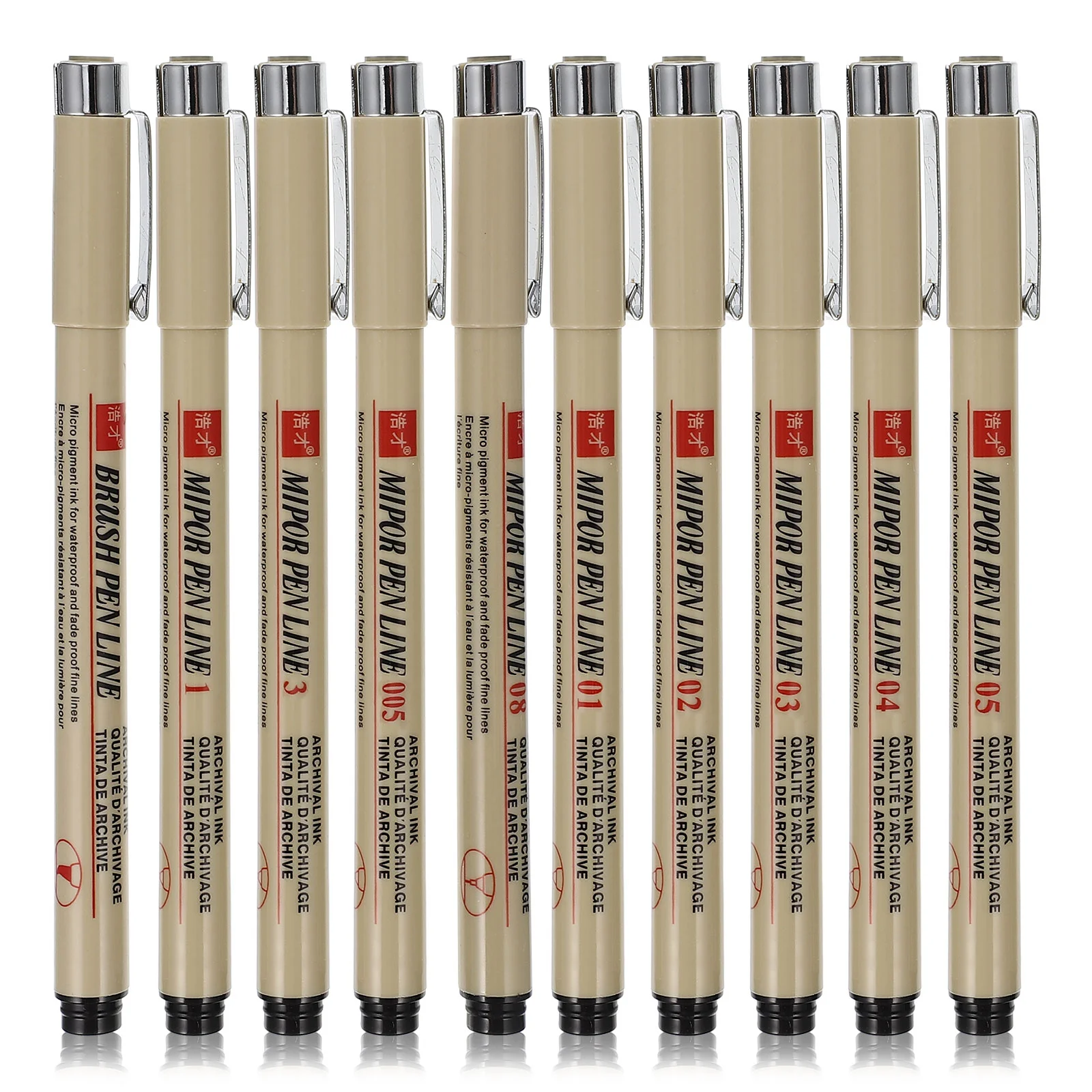 

Penspen Liner Black Marker Drawing Tip Finemicro Pigment Acrylic Ink Color Set Journaling Multi Function Sketching Markers