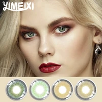 yimeixi 1pair2pcs colored contact lenses for eyes natural pink eyes colored lenses women makeup beautiful pupil fast shipping