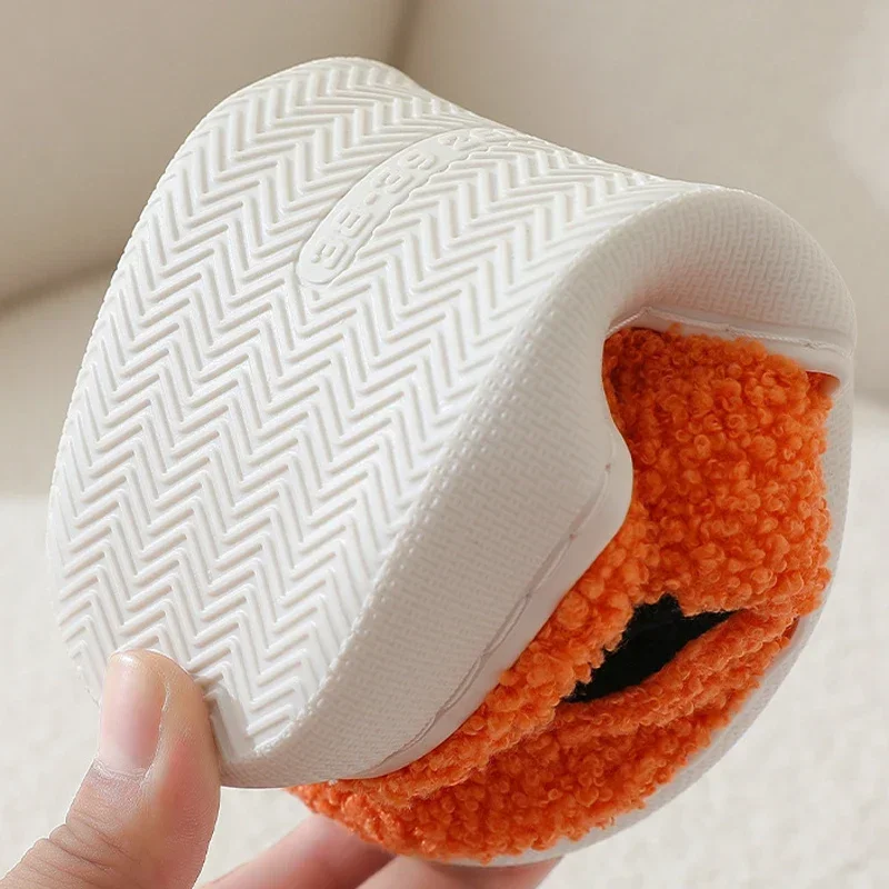 Домашние тапочки на Хэллоуин женские плюшевые домашние нескользящая мужская