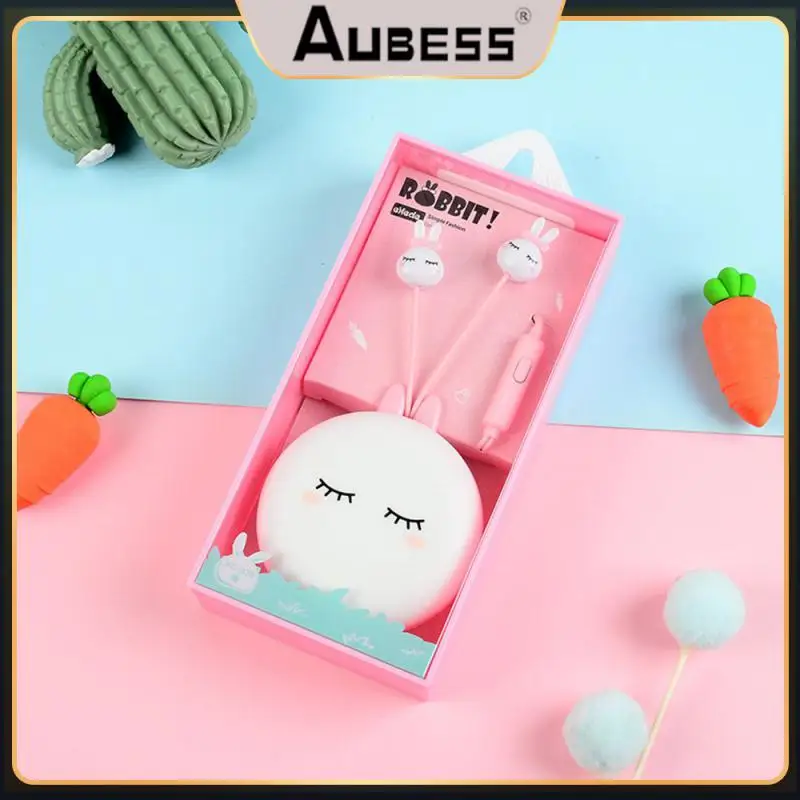 

Plug Diameter 3.5mm Touch Earphones Lively And Cute Cute Cartoon Design Music Headset Reproduce High-quality Sound Headphones