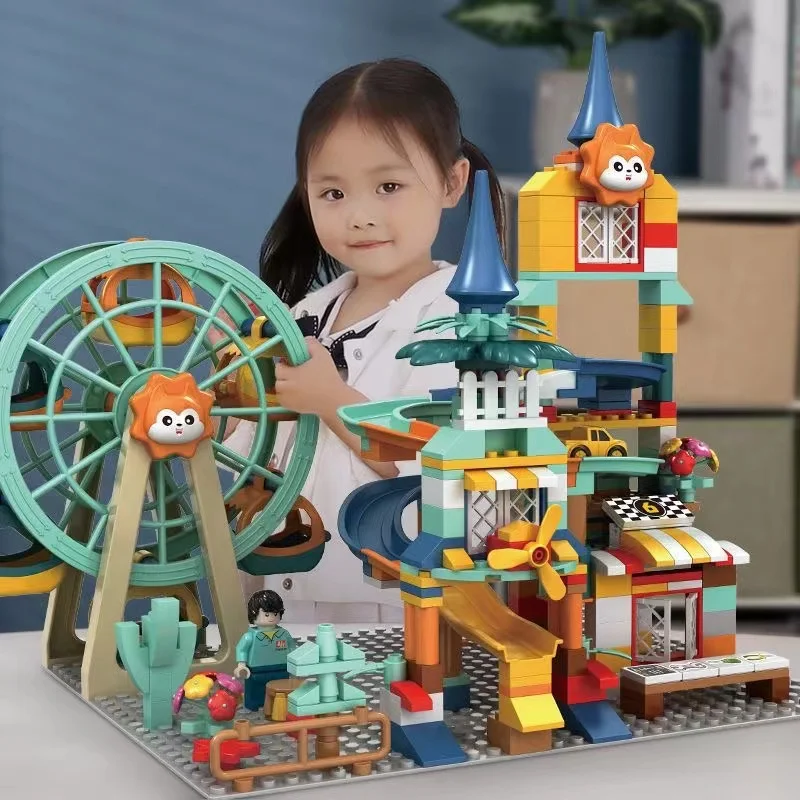 

Конструктор Marble Run «архитектурный замок», автомобиль, экшн-фигурки, детские развивающие игрушки для рождественских подарков